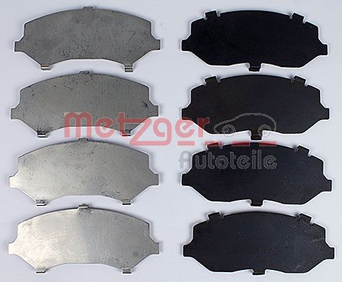 METZGER 1170841 Bremsbelagsatz, Scheibenbremse